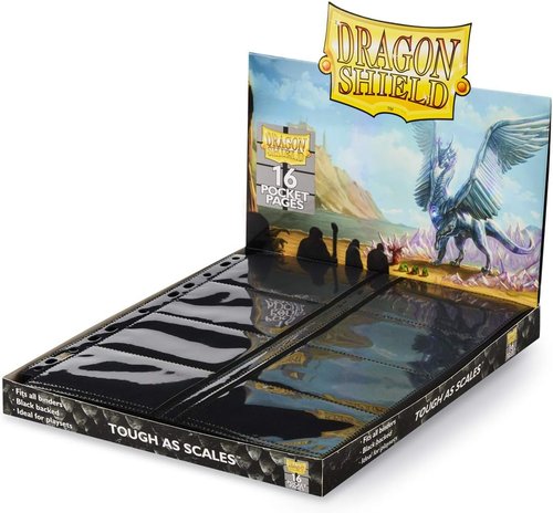 Arcane Tinmen ApS Dragon Shield 16-Pocket Clear Pages - Center Loaded (50 Count)