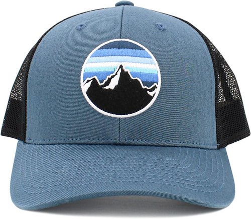 KBETHOS Unisex Trucker Baseball Cap - Explore Outdoors with Scenic Mountain Design