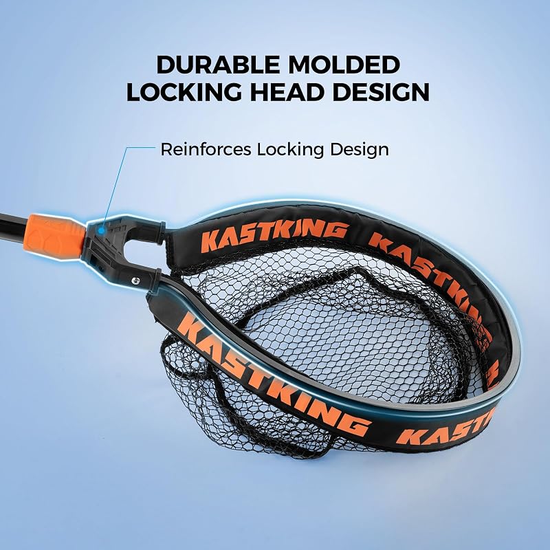 KastKing Titanet Folding Landing Net for Kayak & Fly Fishing - 26" Total Length