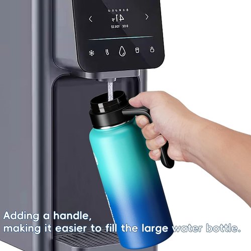Hydro Flask Replacement Lid - Wide Mouth Water Bottle Cap with Straw | Fits 12-128 oz Sizes