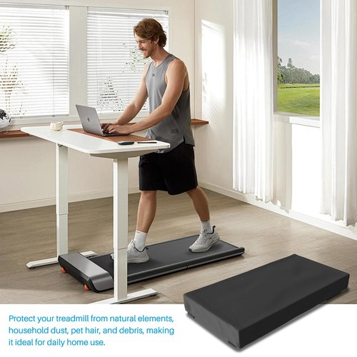 Walking Pad Cover Waterproof Outdoor, Under Desk Treadmill Cover indoor- Folding Treadmill and Office Under Desk Smart Walking Running Machine (49"L x 21"W x 6"H)