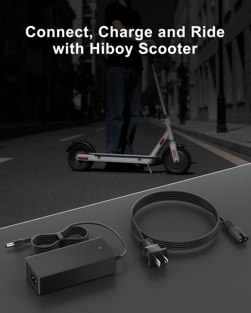 WUKUR 42V 2A Electric Scooter Charger Compatible with Hiboy S2, S2 Lite, S2 Pro,KS4, KS4 Pro, MAX, MAX3, MAX V2, NEX, NEX3, NEX5 36V Lithium-Ion Electric Scooter