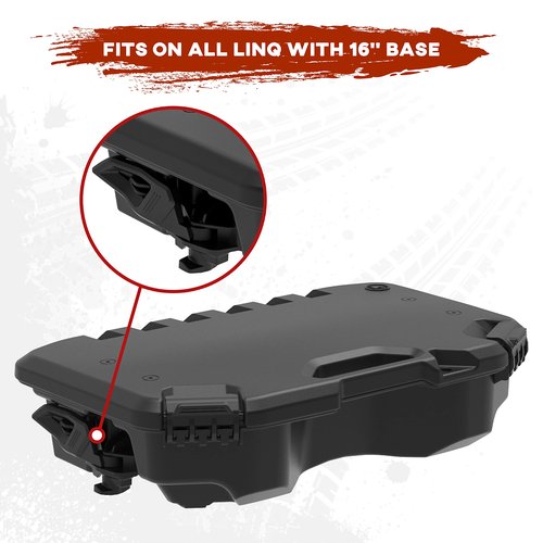 SAUTVS Modular Cargo Box for Can-Am Maverick, 10 L / 2.6 Gallon Rugged Rear Cargo Box with Lid for Can Am Maverick X3 MAX/Trail/Defender/Commander Accessorie (Replace #715005494)