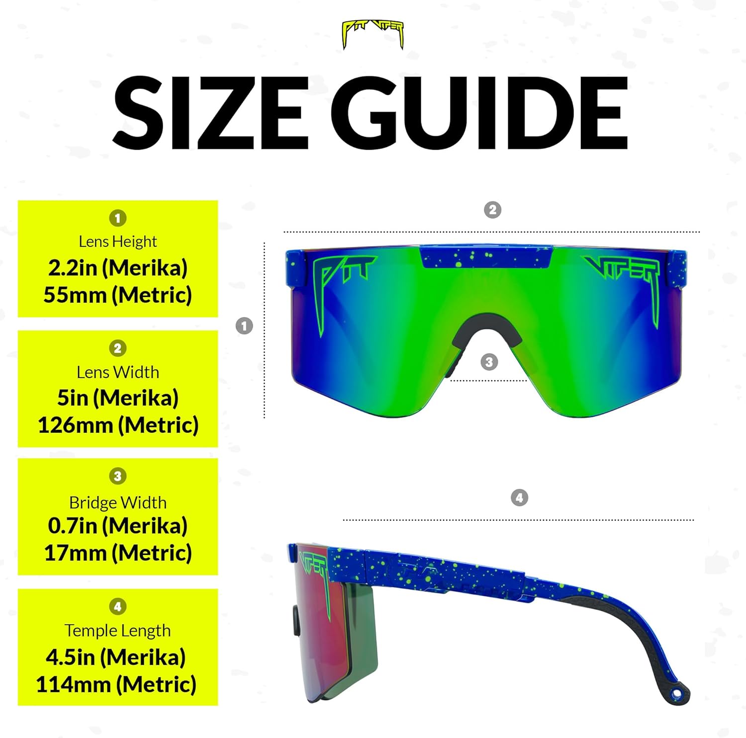 Pit Viper Sunglasses - Polarized Kids' Sunglasses for Ages 3-8 | Indestructible Frame & No Slip Grip