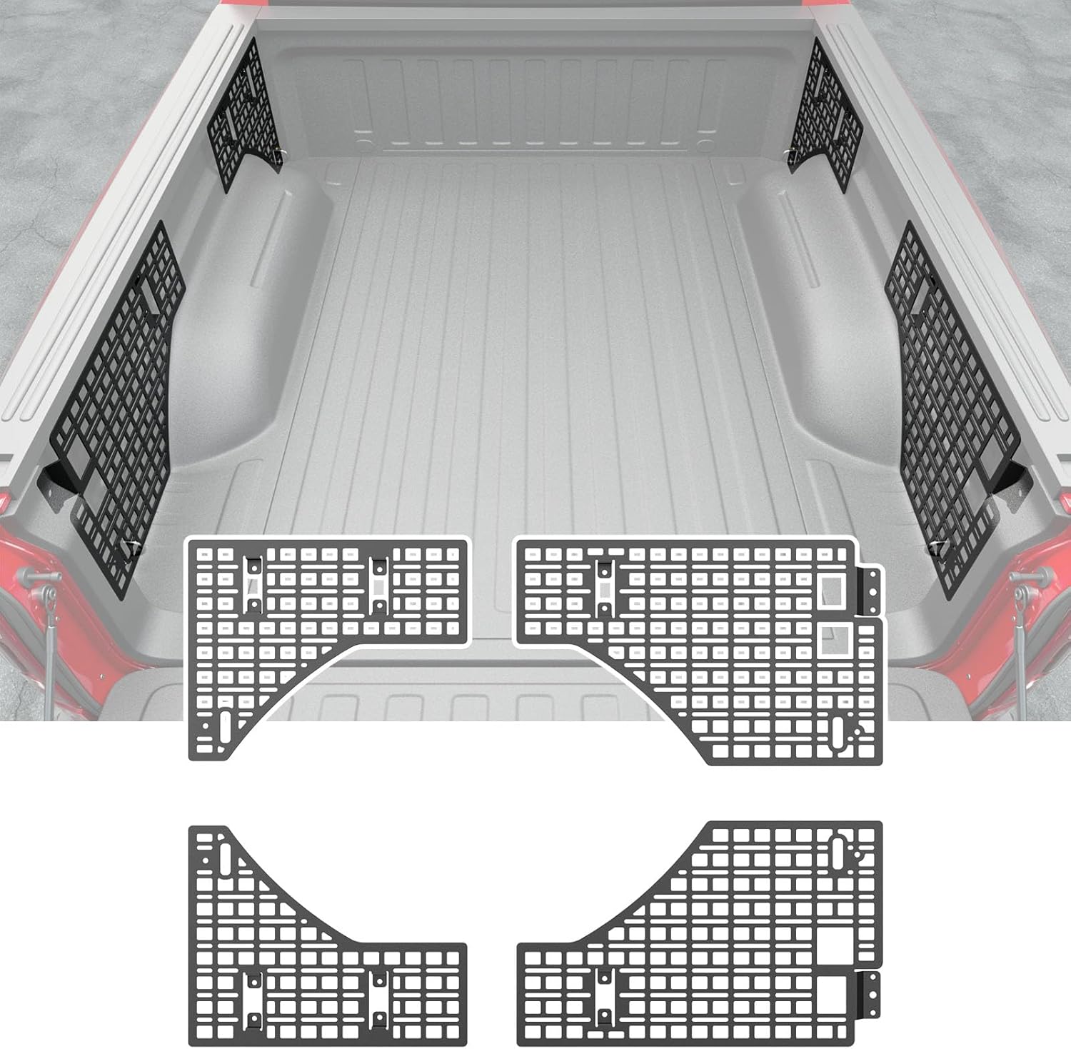 SZYANG 5.7FT Molle Panel for 2019-2026 Dodge RAM 1500 | Side Bed System Replacement