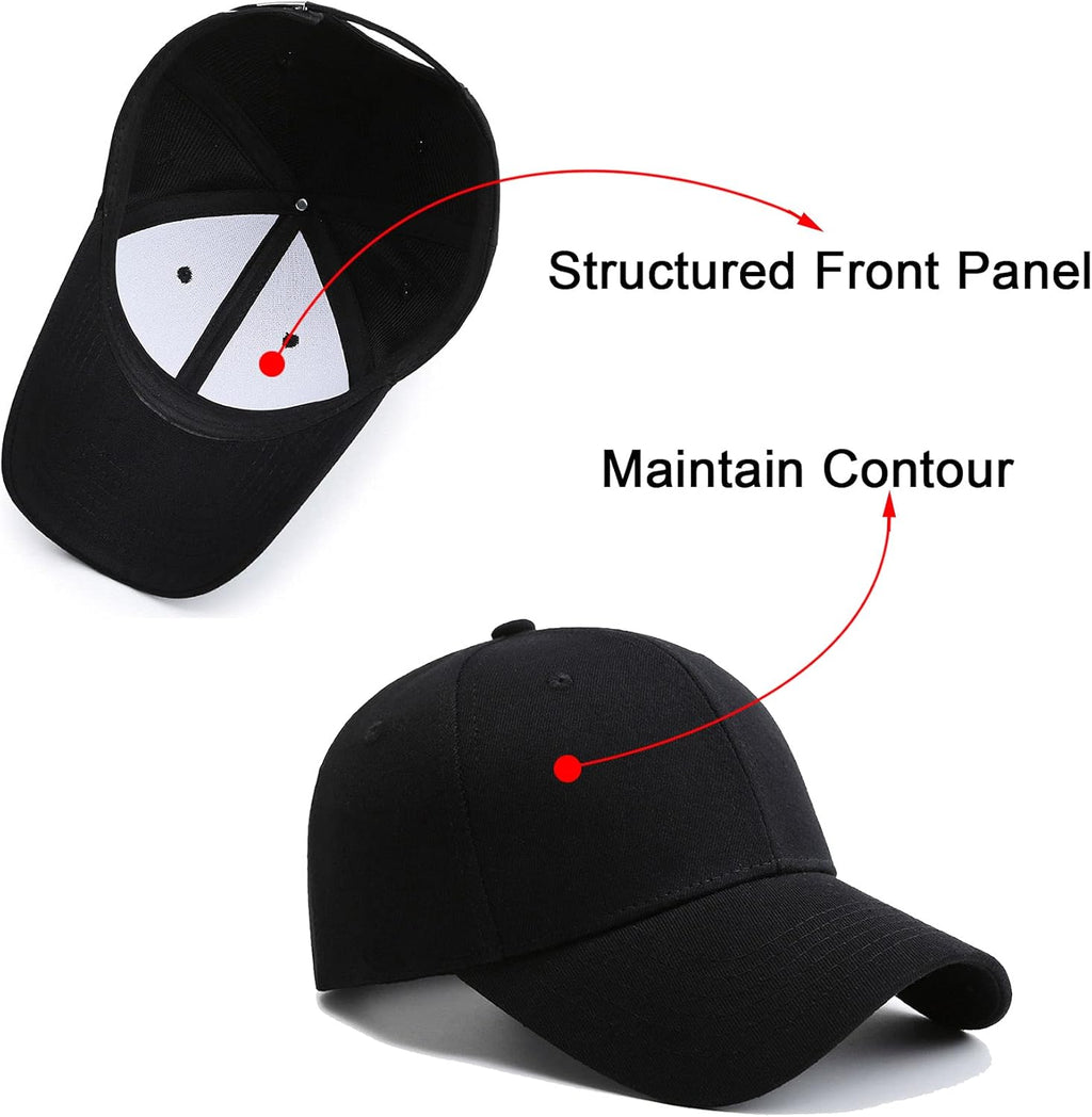 PFFY Baseball Cap - Stylish Golf Dad Hat for Men & Women | 2 Pack Set