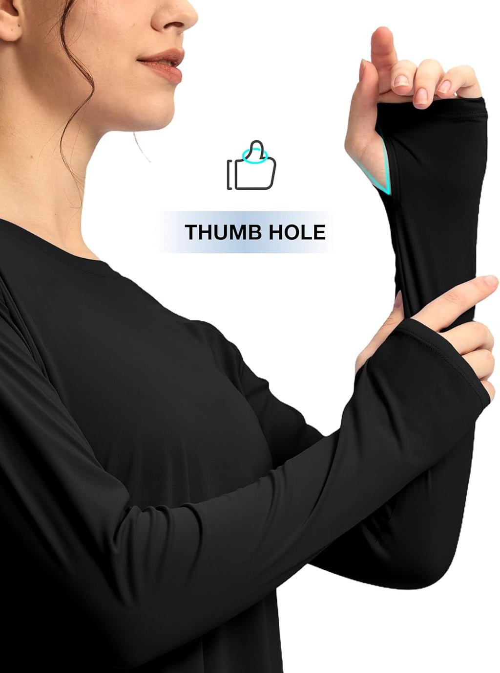 Soothfeel Women's Long Sleeve Workout Shirt - UPF 50+ UV Protection & Quick Dry Fabric