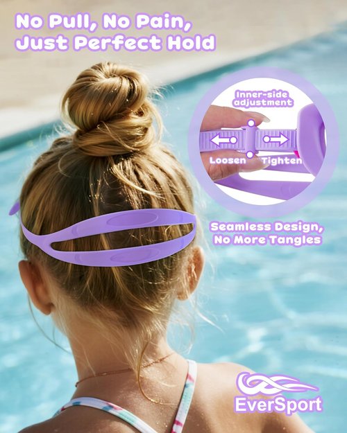 EverSport Kids Swim Goggles - Anti-Fog, Leakproof, UV Protection | 2-Pack for Ages 3-14, Boys & Girls