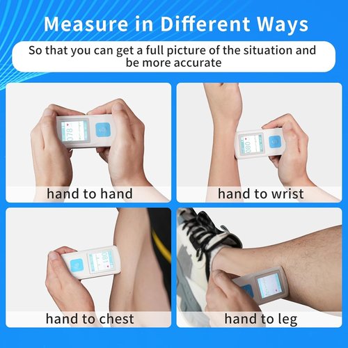 EKG Monitor Device - Portable Heart Rate Monitor with LCD Screen | Instant Results in 30 Seconds