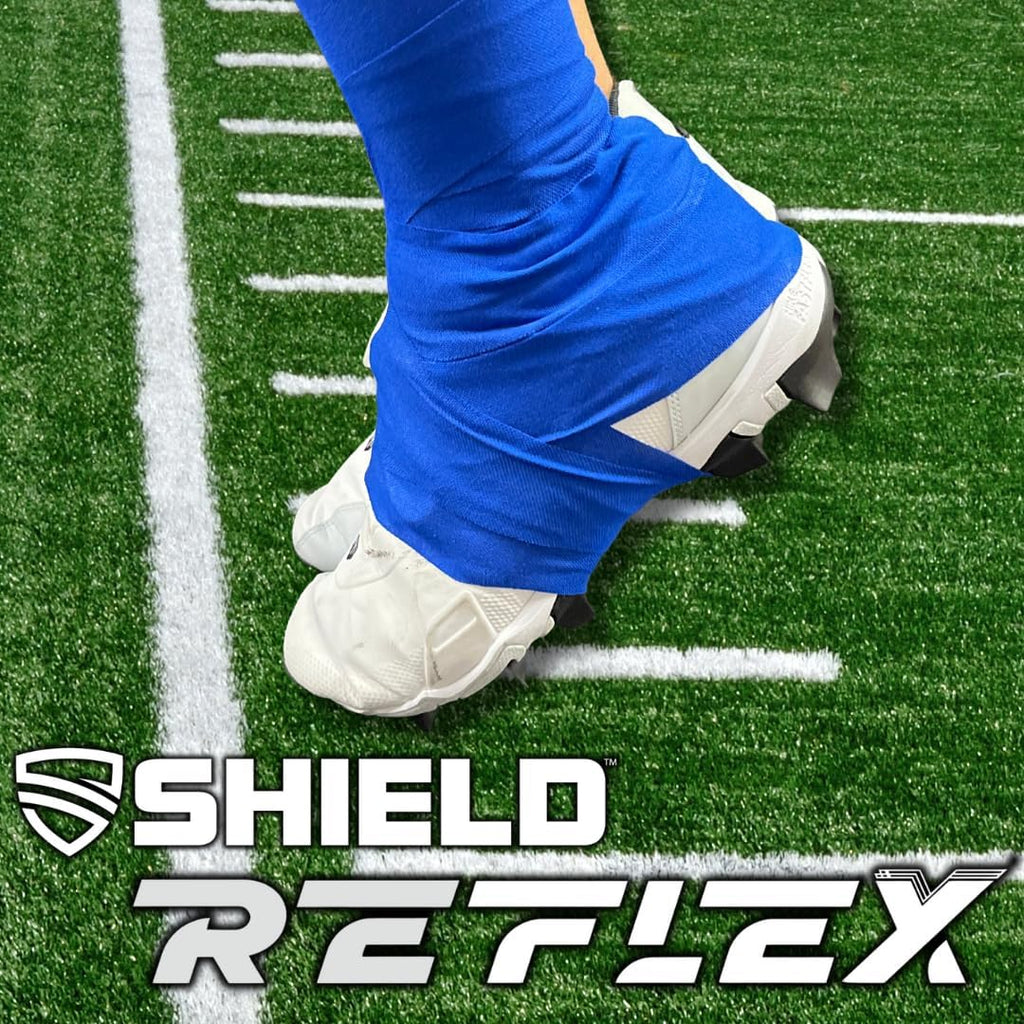 Shield Cleat Spatting Tape - Flexible Athletic Ankle Tape, Tear by Hand, Made in USA | 6 Pack