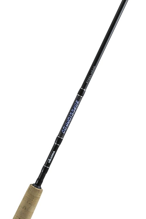 Okuma CQ-S-902MLa Connoisseur Steelhead Casting Rod, 9' Length, 2 Piece, 6-12 lb Line Rate, 1/8-1/4 oz Lure Rate, Medium/Light Power, Black