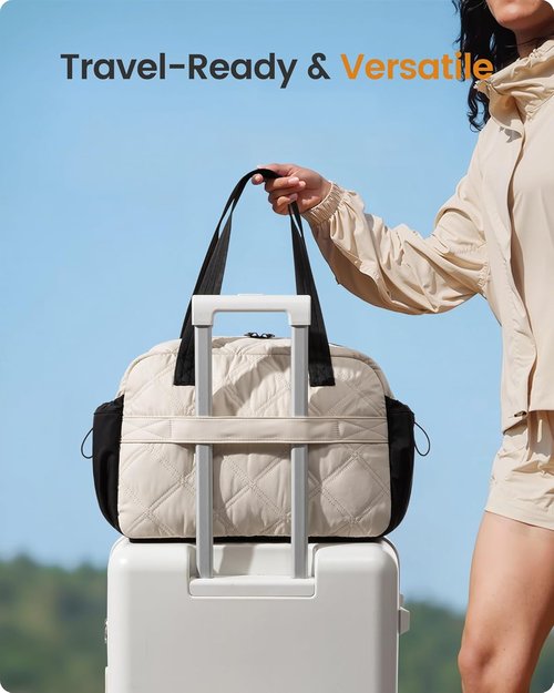 LOVEVOOK Gym Bag - Lightweight Duffle with Wet Pocket | Ideal for Travel, Yoga & Weekend Trips