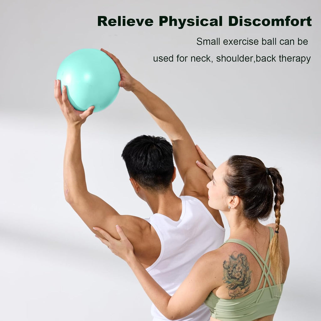 Skiennix Exercise Ball - Anti-Burst, Slip Resistant Yoga Ball for Fitness & Therapy | 25cm/55cm