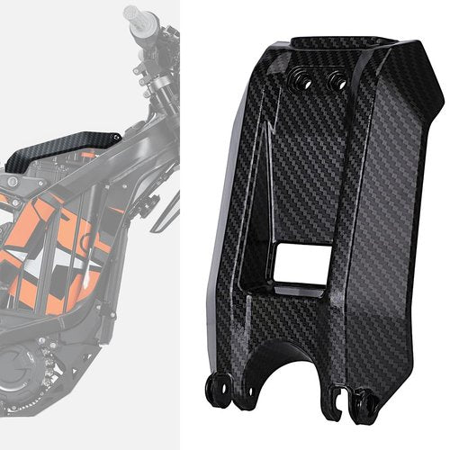 IUVWISN Battery Cover for Surron LBX, Electric Dirt Bike Battery Cover Lid Warp for Sur Ron Light Bee X/S Imitation Carbon Fiber,PP Material