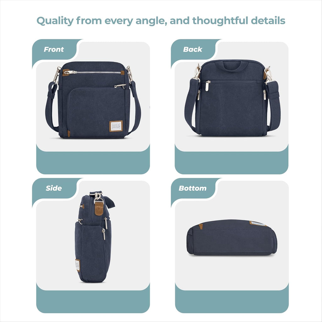 Travelon Anti-Theft Heritage Tour Bag - Secure, Stylish Design for Travel | Versatile and Durable