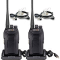 Retevis RT27V MURS Radios, Walkie Talkies with Earpiece, Long Range, Rechargeable, Low-Traffic Channel, Durable, Two Way Radios for Hunting Camping Farm（2 Pack）