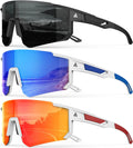 Polarized Sports Sunglasses - UV400 Protection for Men & Women | Wrap-Around Design for Cycling & Running