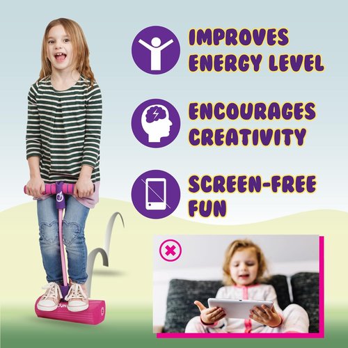 Bounce Pogo Stick for Toddlers | Foam Jumper for Ages 3-8 | Fun Outdoor Jumping Toy - Perfect Birthday Gift