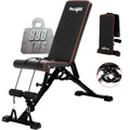 Yes4All Adjustable Weight Bench, 880Lb Foldable Workout Bench for Home Gym, Incline Bench with Innovative Stabilizing Frame