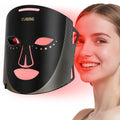 CUEME Red Light Therapy Mask - FDA-Cleared LED Treatment for Wrinkles & Acne | Portable Facial Care for Women