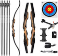 Archery Takedown Recurve Bow by [Brand Name] - 62 Inch for Adults & Teens | Right & Left Handed, 20-65lbs