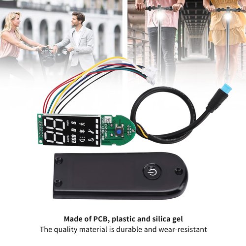 Keenso G30 Electric Scooter Digital Display Dashboard with Display Panel Cover, Replacement for G30P G30LP