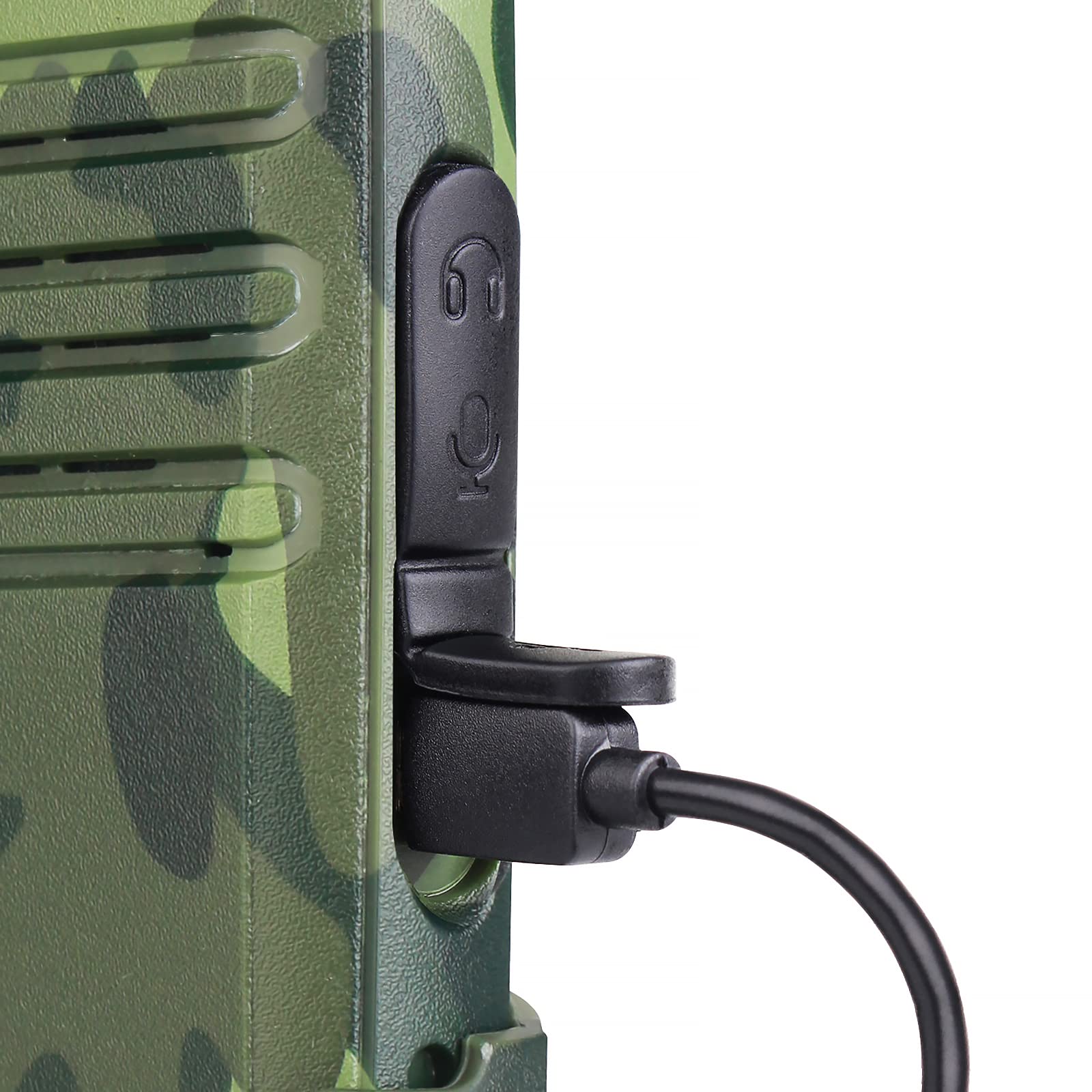Retevis RT22 Walkie Talkies Rechargeable, Voice Activated, Emergency Alarm, Outdoor Cruise Ship ATV Hunting Skiing Handheld Two Way Radio Walkie-Talkies (4 Pack,Camouflage)