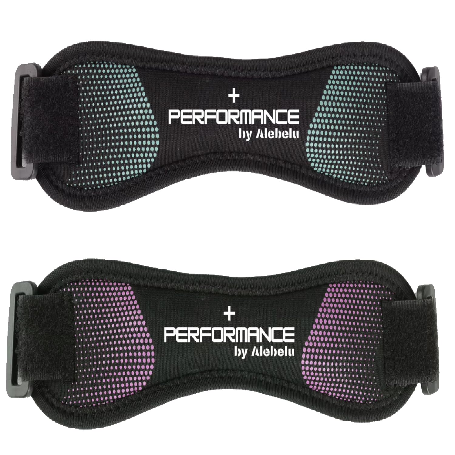 +Performance Knee brace for women and men | Running Gear for pain relief, Patellar tendon support, meniscus tear, and jumpers knee | Patella knee strap band with Silicone Gel. 2-Pack (Blue)
