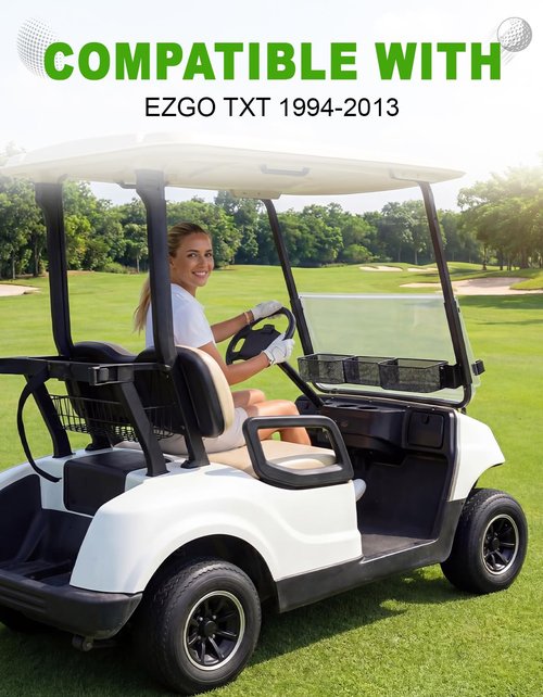 CYOOYC Golf Cart Front Inner Basket for EZGO TXT RVX VALOR Yamaha G29 Drive2 G16-G22 Club Car DS Tempo Modular Mesh Storage Tray Organizer for Extended Space (Club Car DS 2001+)