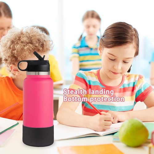HEYSKAY Protective Silicone Boot - Anti-Slip Bottom Protector for Hydro Flask Wide Mouth Water Bottles