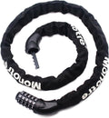 Heavy Duty Anti-Theft Bike Chain Lock by [Brand Name] - 5-Digit Resettable Combination | 3.9ft Keyless Security for Bicycles, Scooters, Motorcycles