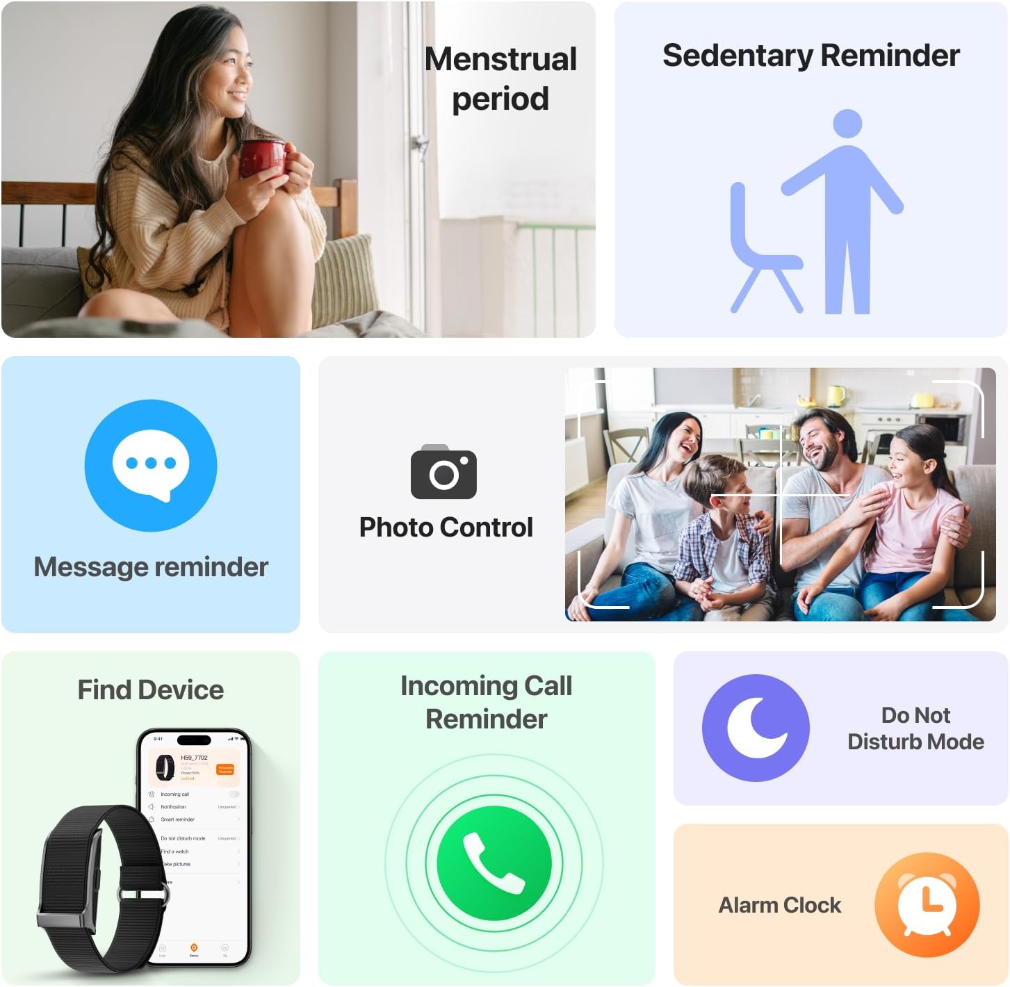 Smart Health Wristband - Wearable Fitness Tracker with 120+ Sports Modes & Heart Rate Monitoring | 2 Pack Bands