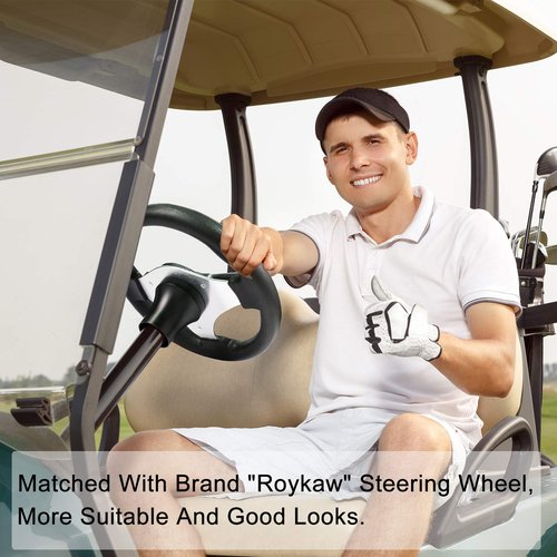 Roykaw Golf Cart Steering Wheel Hub Adapter Compatible with Yamaha G1-G29 Drive Drive2 - Black