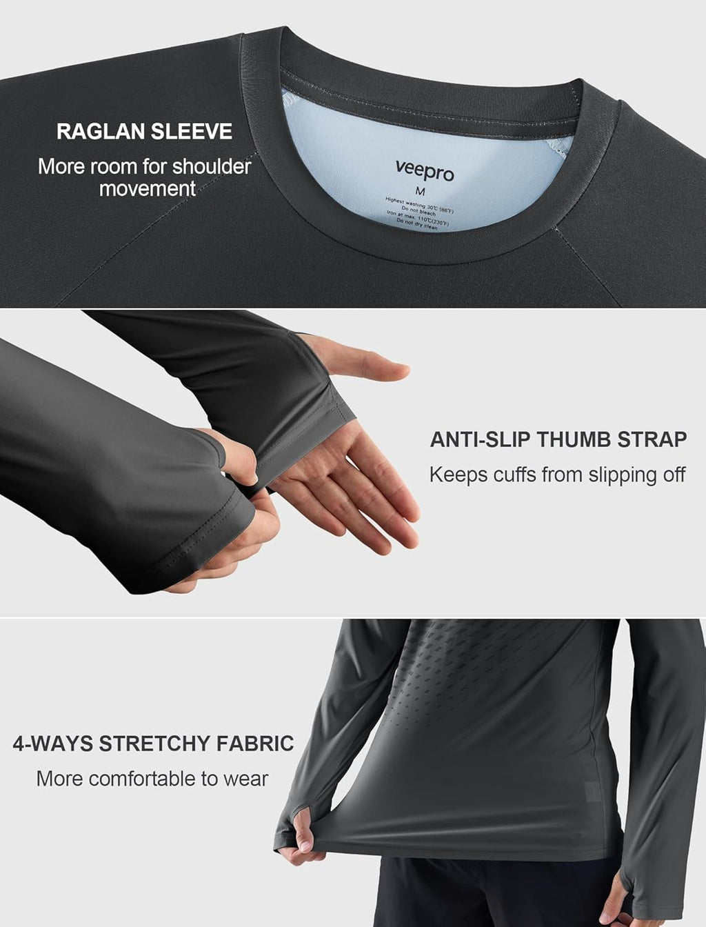 Skiennix Men's UPF 50+ Long Sleeve Rash Guard | Quick-Dry UV Protection Swim Shirt