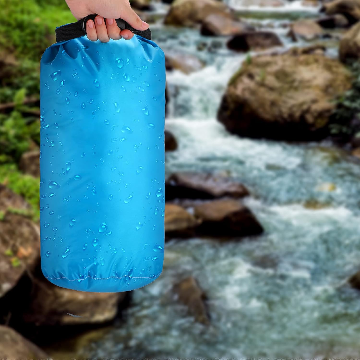 Shappy Waterproof Dry Bag Set - Ultralight 6 Pcs Stuff Sack for Camping, Kayaking & Hiking | 3L to 20L Sizes