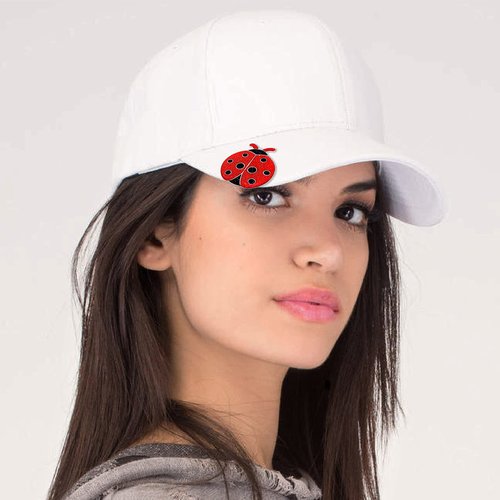 Navika Glitzy Ladybug Ball Marker with Magnetic Hat Clip