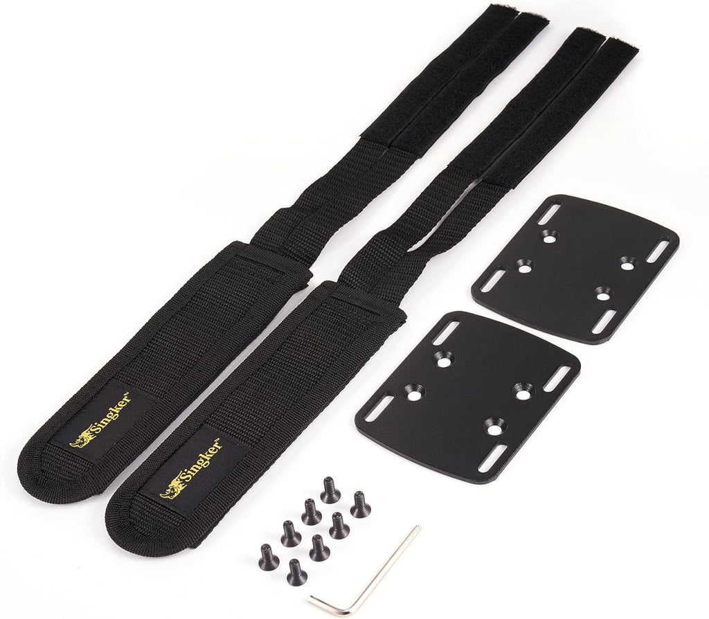 Peloton Toe Clips - Adjustable Metal Pedal Adapters for Sneakers | Indoor Cycling Fitness Accessory