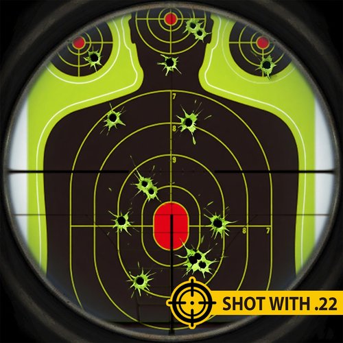 Splatter Shooting Targets 12x18 Inch, Instant Shoot and See Targets with Yellow Impact Marks, Self-Adhesive Target Stickers for BB Guns, Pellet Guns 10/25/50 Pack (50)