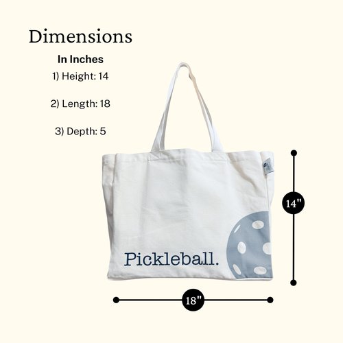 Pickleball Bag Canvas Tote Bag Aesthetic for Women, Cute Reusable Thick Cloth Cotton Bags for Shopping Beach Trendy Pickleball Gifts PICKLEBALL Bag