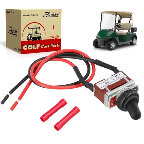 Roykaw Golf Cart Run Tow Switch Compatible with EZGO RXV 2008-up & 2010-up 2Five Electric Golf Cart, Replace OEM# 608900