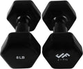 JFIT Dumbbell Sets - Neoprene & Vinyl Coated Hand Weights for Home Gym Fitness | Strength Training