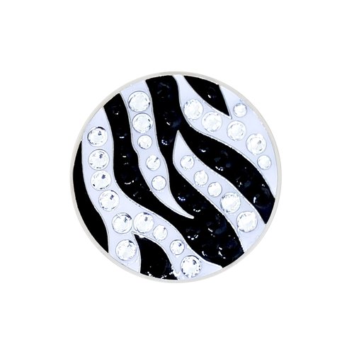 Navika Zebra Crystal Ball Marker with Hat Clip