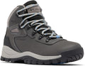 Columbia Women's Newton Ridge Waterproof Hiking Boots - Lightweight & Durable | Quarry/Cool Wave, Size 9.5