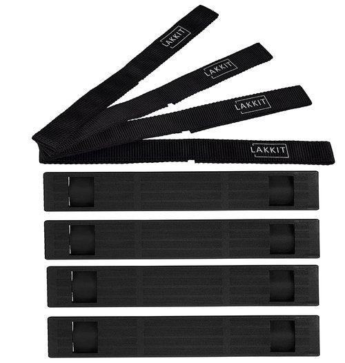 LAKKIT Hoverboard Seat Attachment Straps 2 Pairs with 4 Protectors Adjustable Anti-Wear Replacement Straps for Hoverboard Gocart Self Balancing Scooter