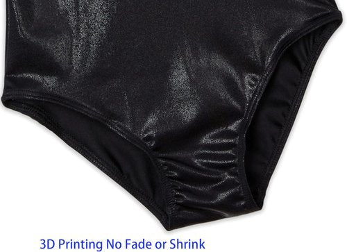 Domusgo Gymnastics Leotards for Girls Sparkly One Piece Tumbling Outfits