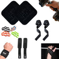 GECKO LIFT Aerospace Grade Gym Grip Pads Soft Non-Slip Weight Lifting Glove Alternative (Suite Black)