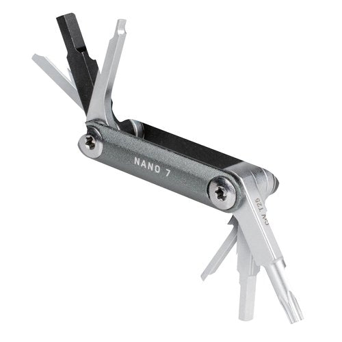 Topeak Nano 7 Multi-Tool - Compact CNC-Made Portable Tool with 7 Functions - Nano 7 (7 functions)