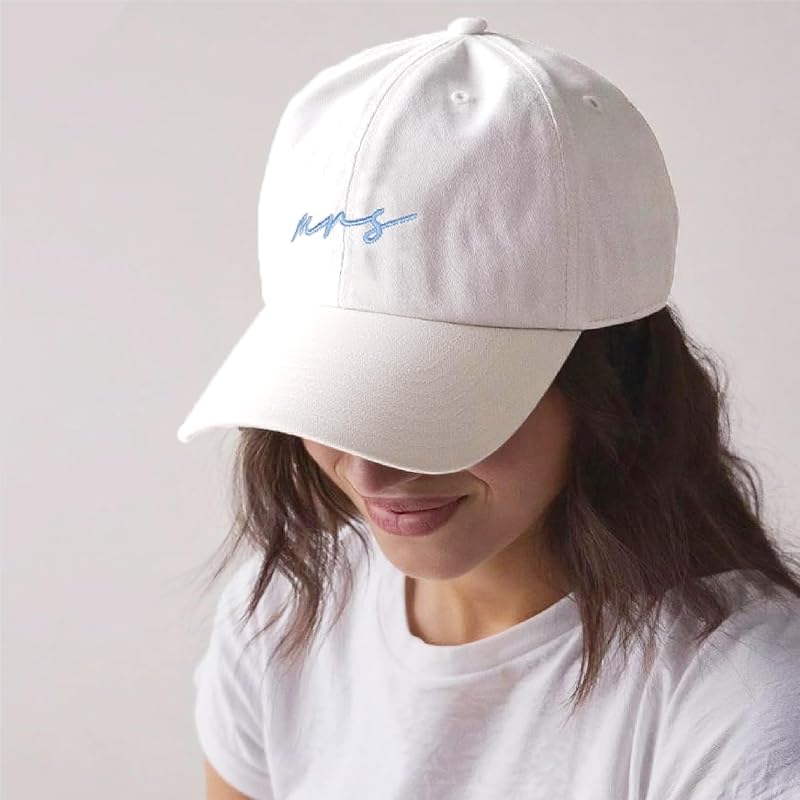 Ms-lt Bride Hat - Honeymoon & Bridal Gift for Bride to Be, 3D Embroidered Cotton Cap