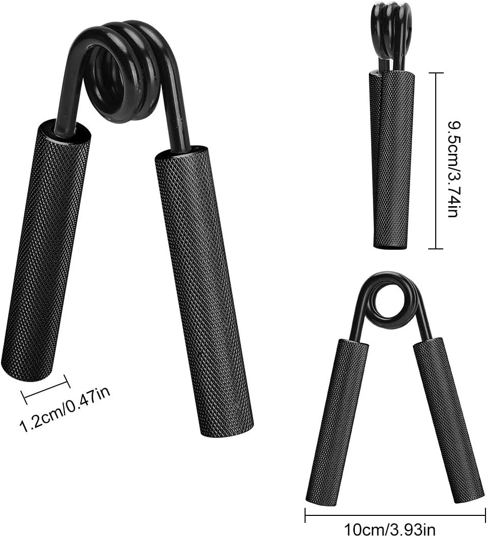 Skiennix Hand Grip Strengthener - 3 Pack (150, 200, 250 lbs) | Forearm & Hand Trainer for Home Gym