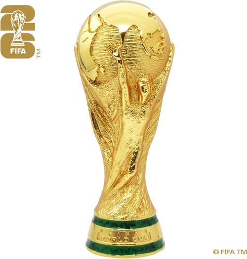 FIFA World Cup 2026 Edition 3D Trophy - Premium Weighted Zinc Alloy - 5.9 Inch Collector’s Item | Perfect for Desk Display
